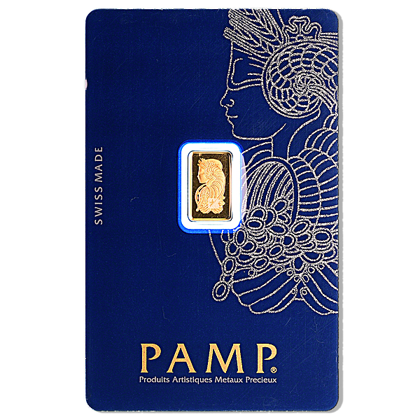 5 Gram PAMP Swiss Gold Bullion Bar