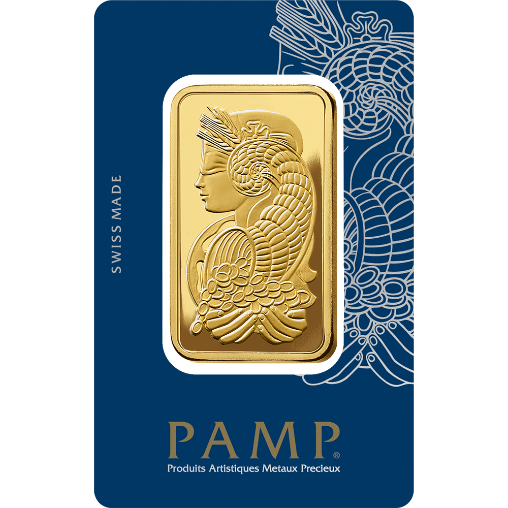 10 Gram PAMP Swiss Gold Bullion Bar